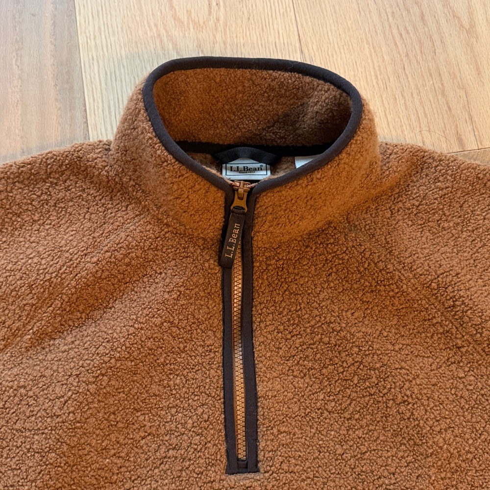 L.L.Bean Women's All Season Wool Fleece Pullover - Picture 3 of 6